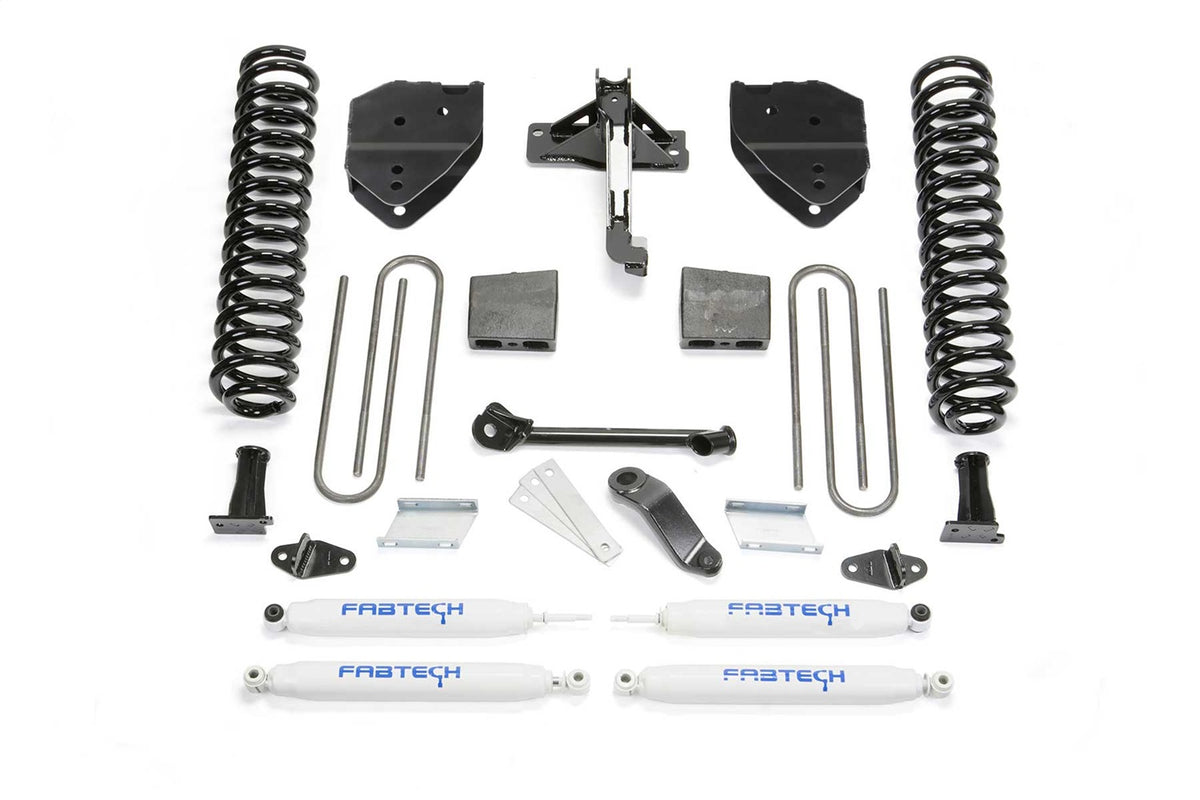 Fabtech Suspension Lift Kit – 4 in. Lift, w/Performance Shocks (PN K2252)