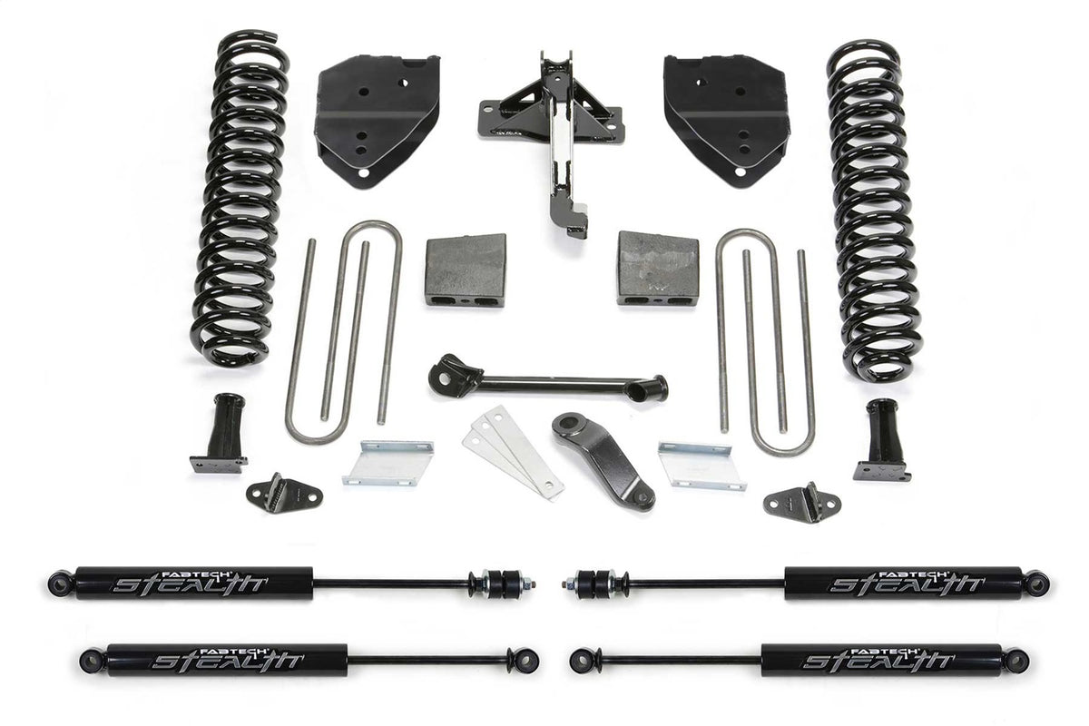 Fabtech Suspension Lift Kit – 4 In. Lift, Incl. Stealth Shocks (PN K2252M)
