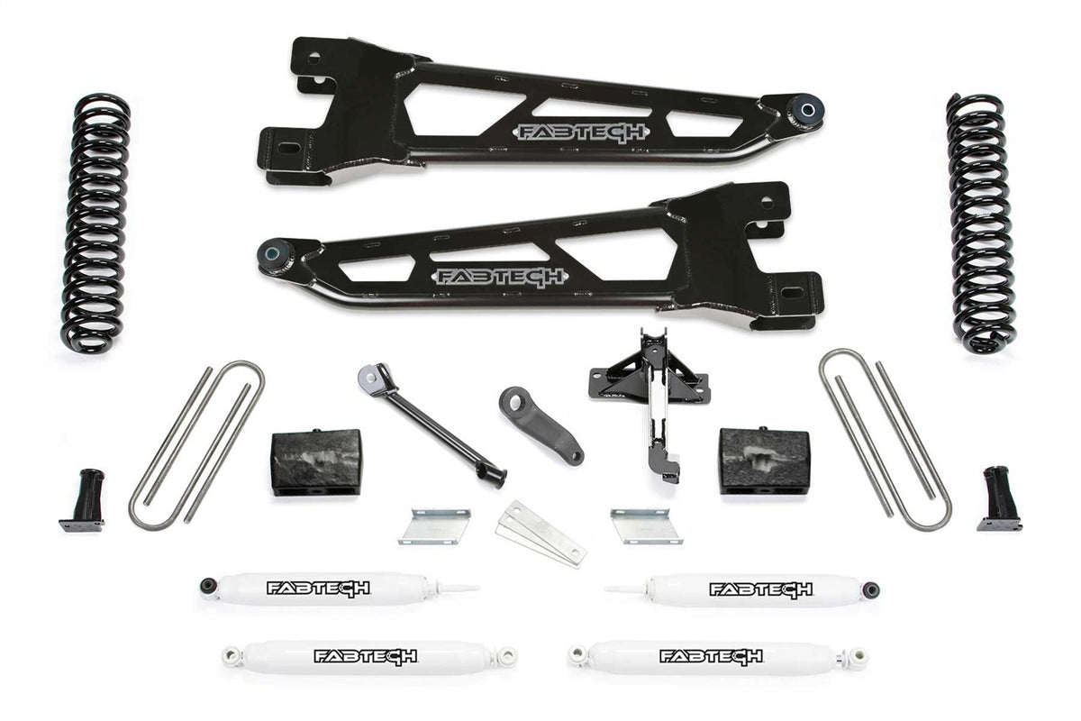 Fabtech Suspension Lift Kit – 4 in. Lift, Incl. Performance Shocks (PN K2253)