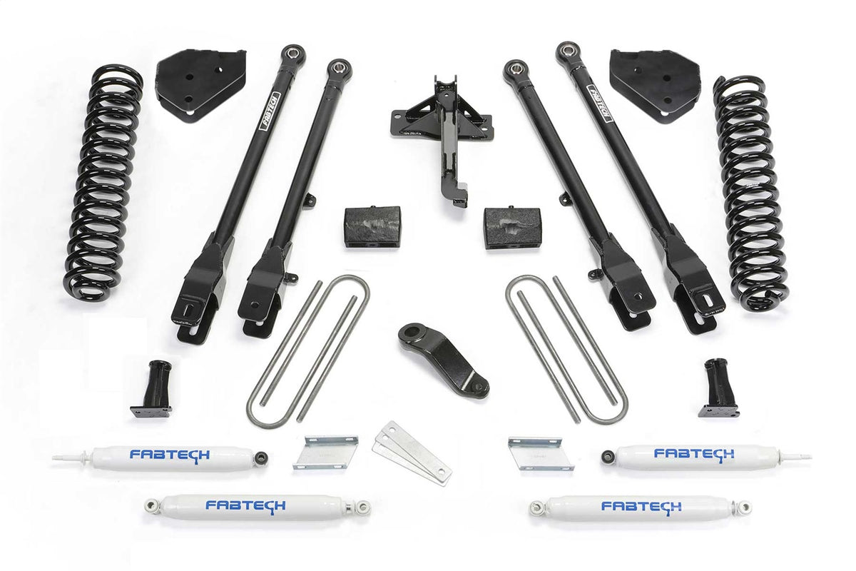 Fabtech Suspension Lift Kit – 4 in. Lift, Incl. Performance Shocks (PN K2254)