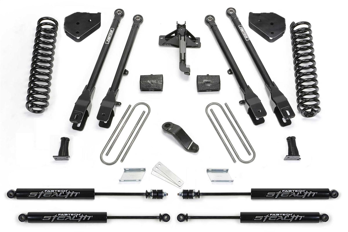 Fabtech Suspension Lift Kit – 4 In. Lift, Incl. Stealth Shocks (PN K2254M)