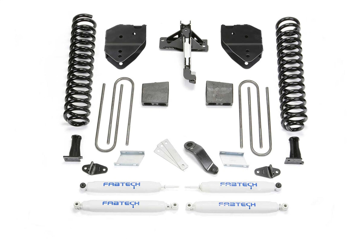 Fabtech Suspension Lift Kit – w/Performance Shocks, 6 in. Lift (PN K2255)