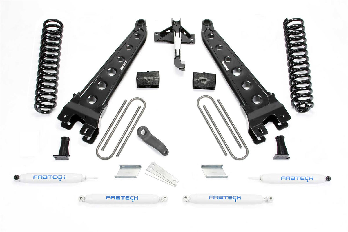 Fabtech Suspension Lift Kit – w/Performance Shocks, 6 in. Lift (PN K2256)