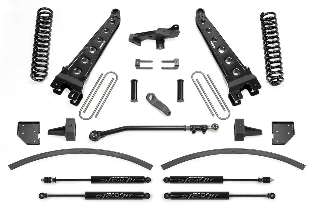 Fabtech Suspension Lift Kit – 8 in. Lift, Incl. Front Coil Springs/Stealth Shocks (PN K2265M)