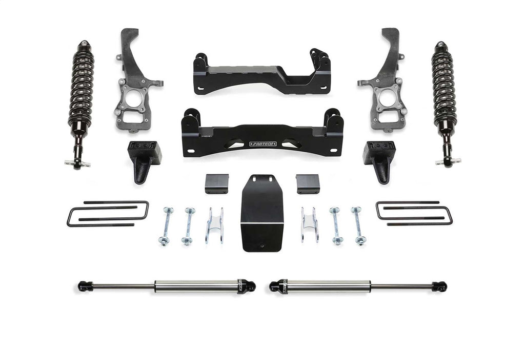Fabtech Suspension Lift Kit – 6 in. Lift, w/Front Dirt Logic 2.5 Coilovers, Rear Dirt Logic Shocks (PN K2372DL)