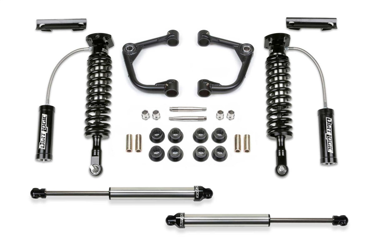 Fabtech Suspension Lift Kit – 2 in. Lift w/Front Dirt Logic 2.5 Resi Coilovers And Rear Dirt Logic 2.25 Shocks (PN K2375DL)