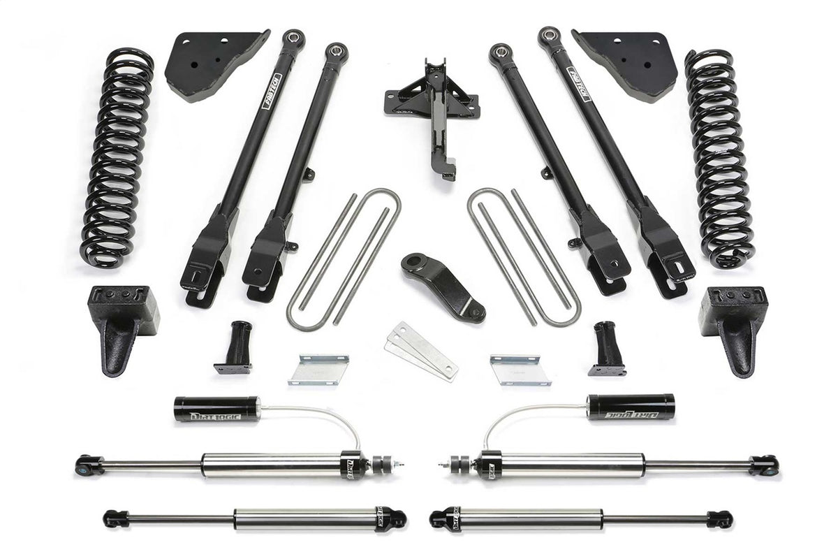 Fabtech Suspension Lift Kit – 6 in. Lift, w/Coils, Incl. Front Dirt Logic Resi 2.25 Shocks And Rear Dirt Logic 2.25 Shocks (PN K2418DL)
