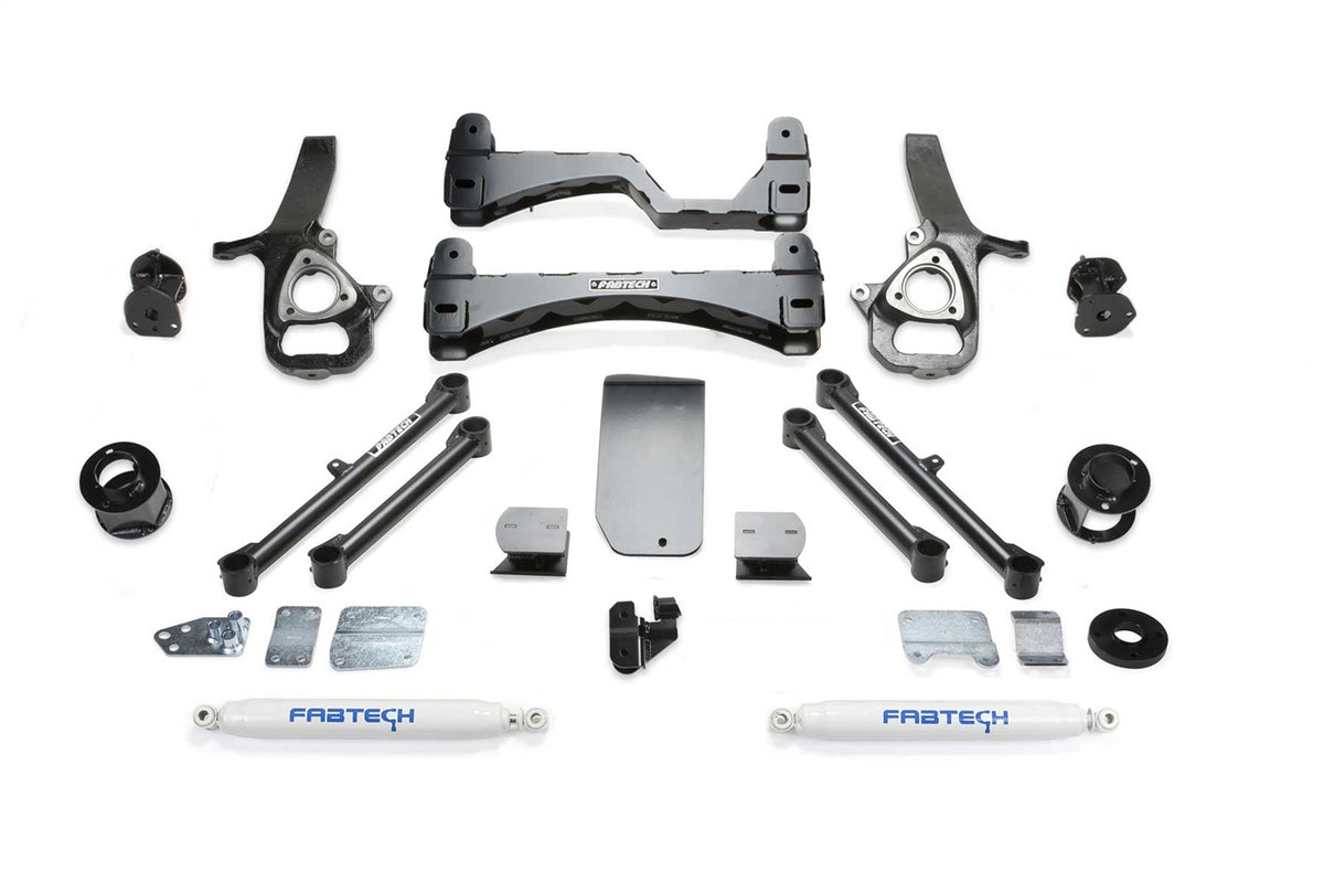 Fabtech Suspension Lift Kit – 6 In. Lift, Incl. Performance Shocks (PN K3086)