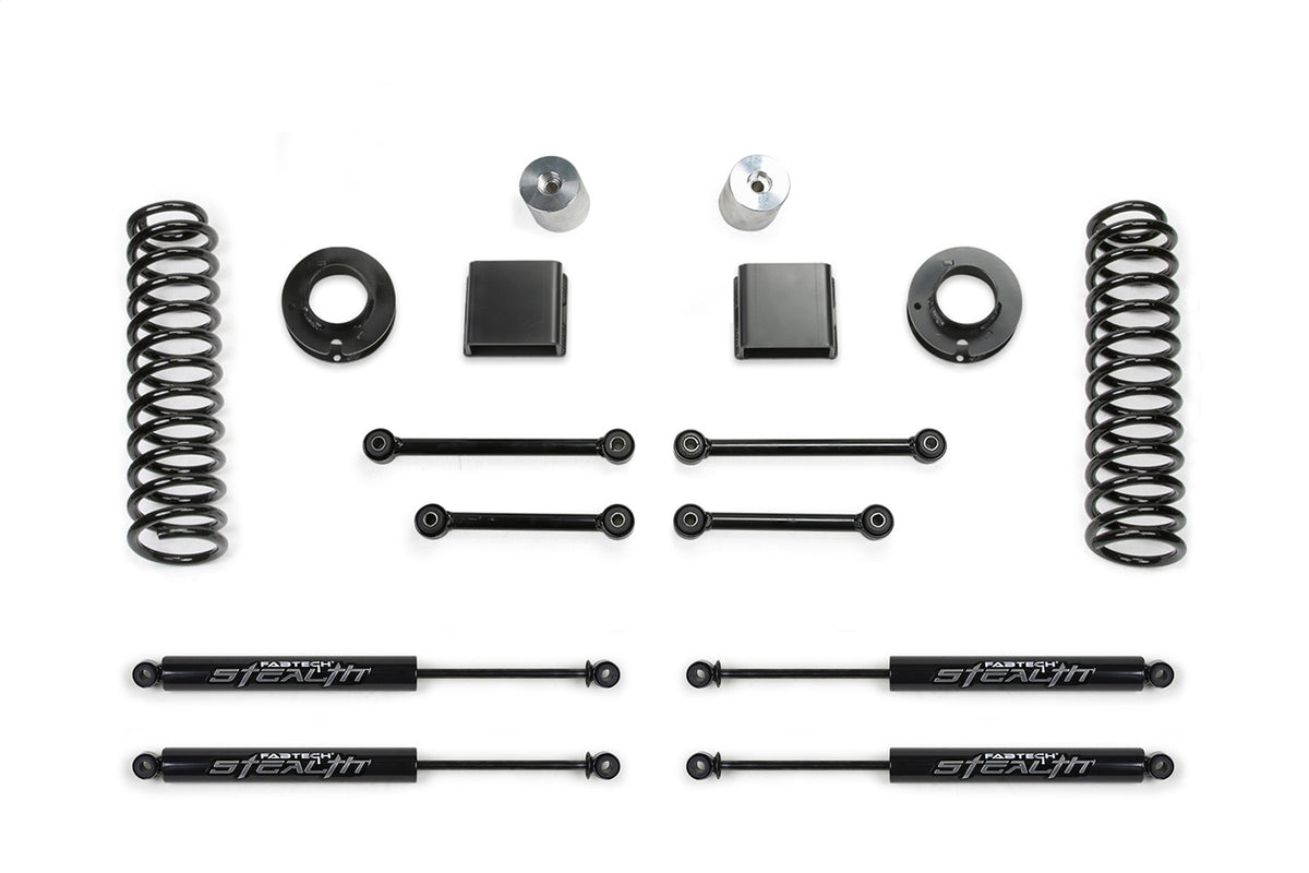 Fabtech Suspension Lift Kit – 3 in. Lift, w/Stealth Extension (PN K4160M)