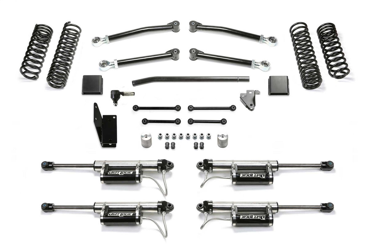 Fabtech Suspension Lift Kit – 3 in. Lift, w/DLSS Resi Shocks, For PN[FTS24245/FTS24246/FTS24247/FTS24210/FTS801402/FTS801502] (PN K4168DL)