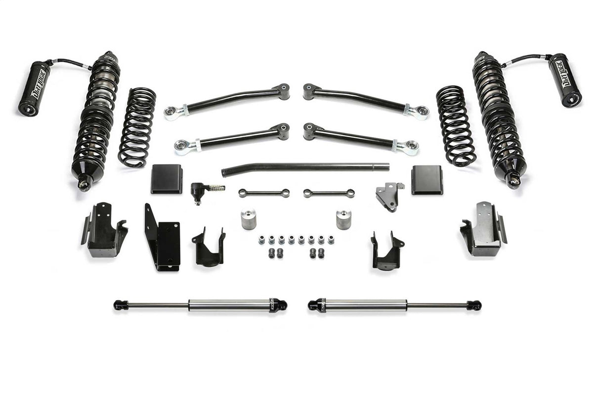 Fabtech Suspension Lift Kit – 3 in. Lift, w/Front Dirt Logic 2.5 Resi Coilovers And Rear Dirt Logic 2.25 Shocks (PN K4217DL)