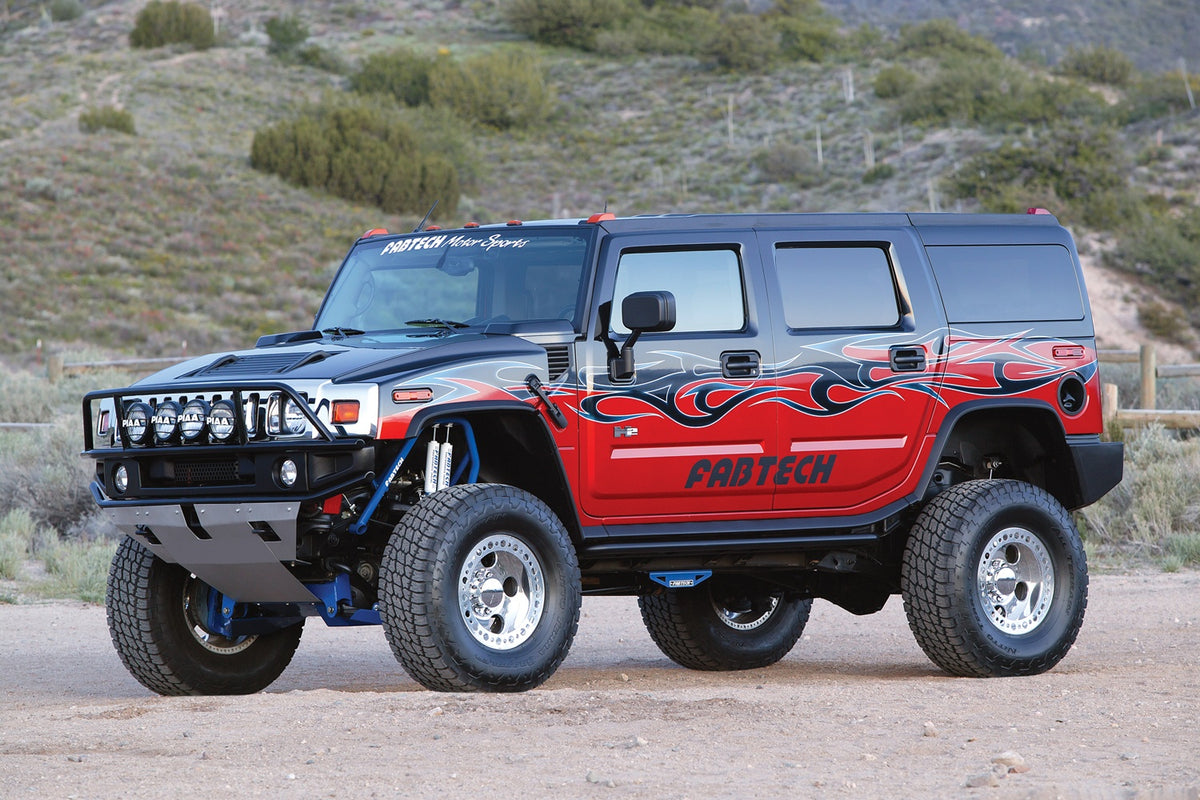 Fabtech Suspension Lift Kit – w/Performance Shocks, 6 in. Lift, w/Coil Springs (PN K5000)
