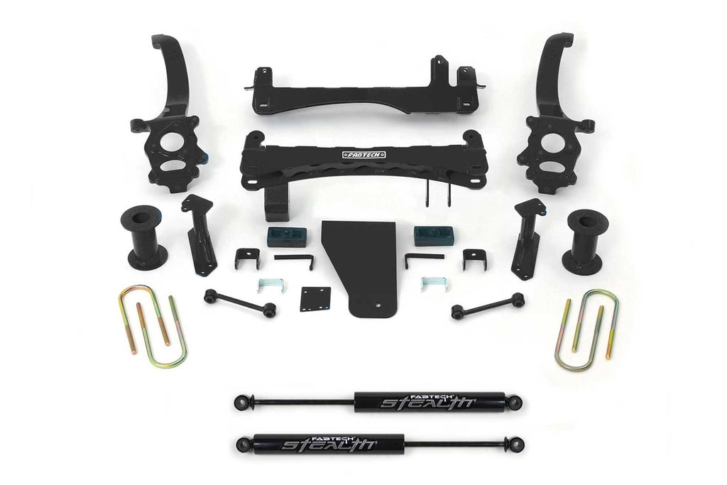 Fabtech Suspension Lift Kit – 6 in. Lift, w/Rear Stealth Monotube Shocks (PN K6012M)