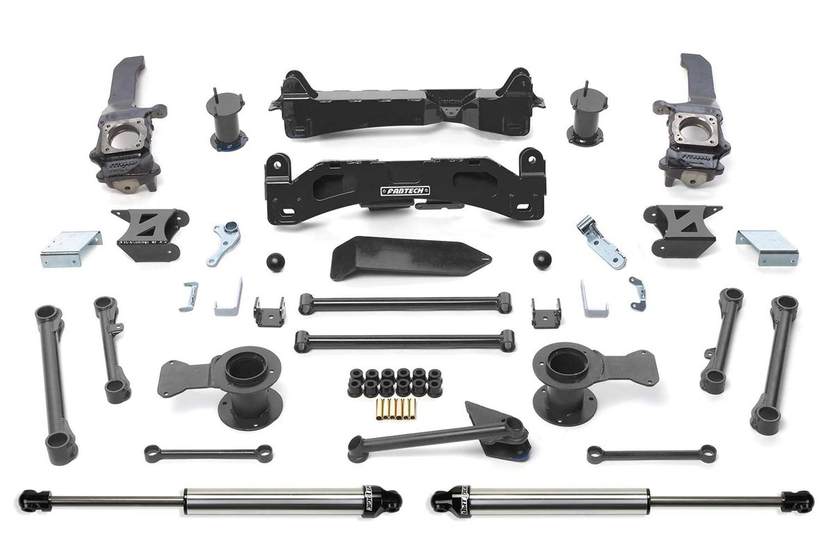 Fabtech Suspension Lift Kit – w/DLSS Shocks, 6 in. Lift (PN K7006DL)
