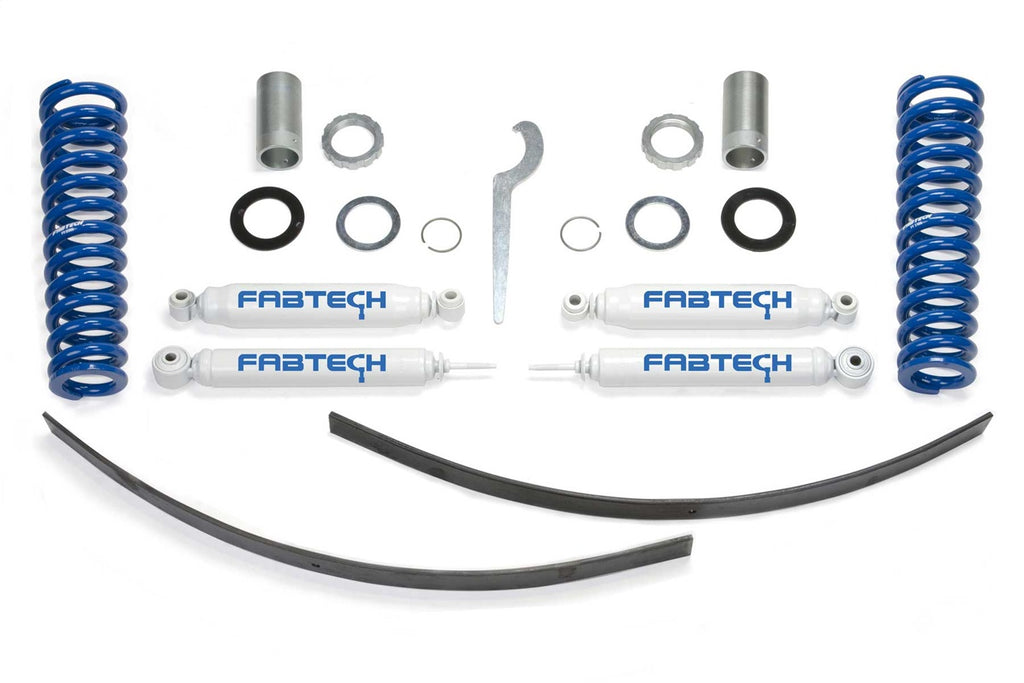 Fabtech Suspension Lift Kit – w/Performance Shocks, Adjustable, 0-3.5 in. Lift (PN K7015)