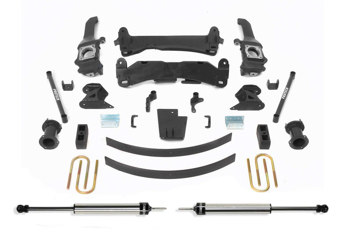 Fabtech Suspension Lift Kit – w/DLSS Shocks, 6 in. Lift (PN K7019DL)