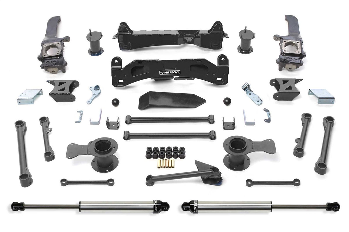 Fabtech Suspension Lift Kit – w/DLSS Shocks, 6 in. Lift (PN K7024DL)