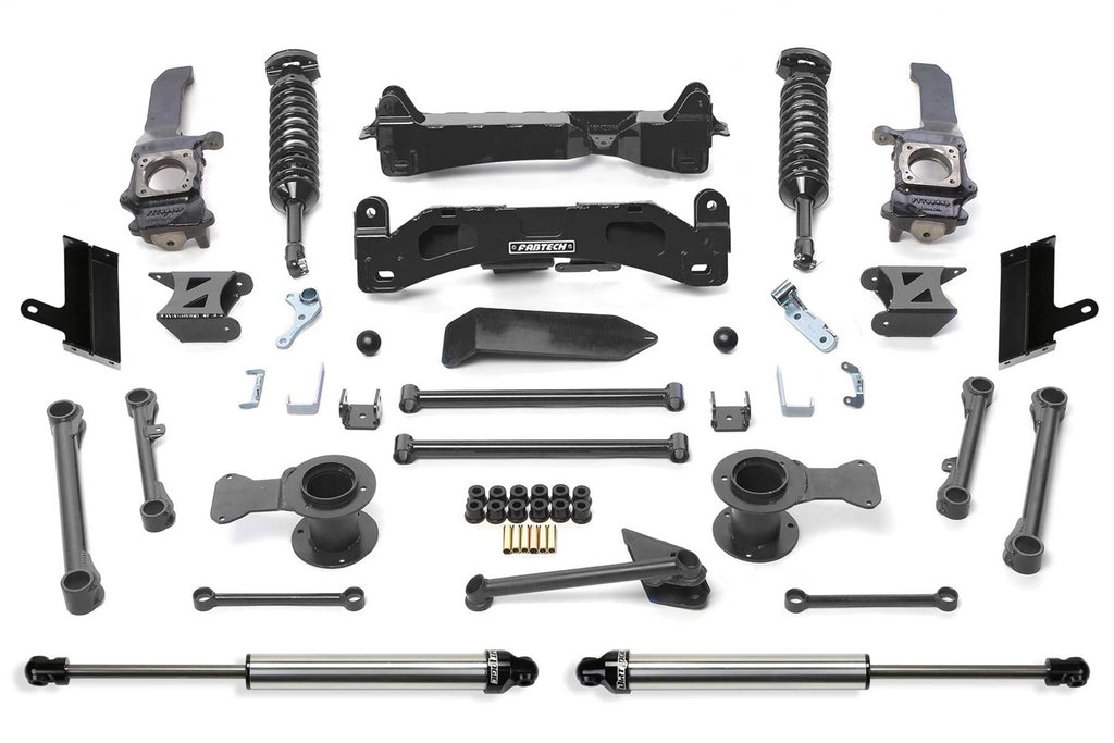 Fabtech Suspension Lift Kit – 6 in. Lift, w/2.5 Front DLSS Coil Overs, Rear Dirt Logic 2.25 Shocks (PN K7067DL)