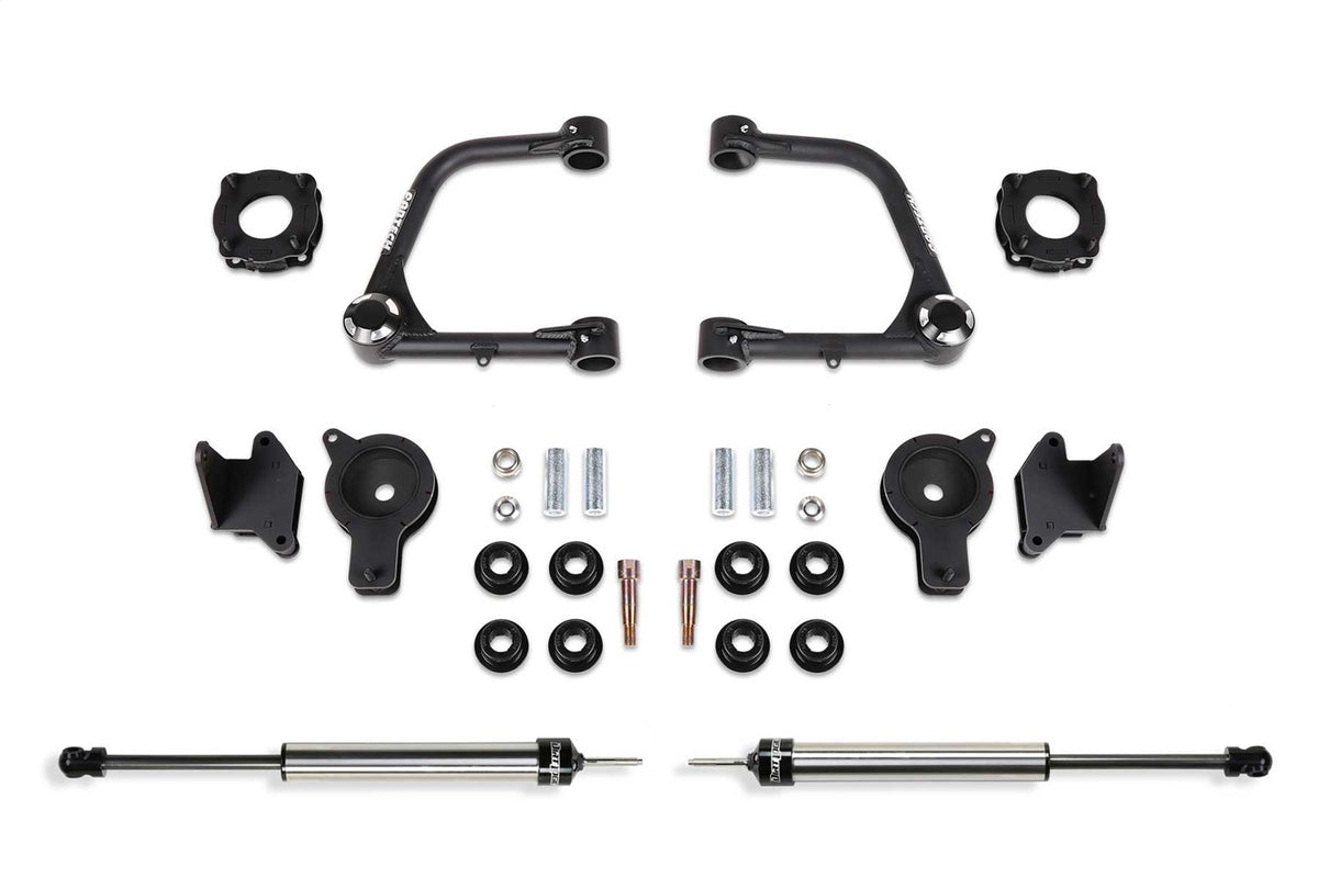 Fabtech Suspension Control Arm Kit – 3 in. Lift, w/Uniball, Front Shock Spacer (PN K7089DL)