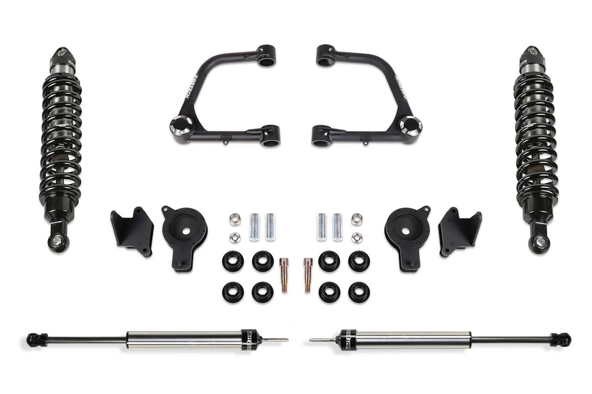 Fabtech Suspension Control Arm Kit – 3 in. Lift, w/Uniball, Front Dirt Logic 2.5 Coilover N/R (PN K7090DL)