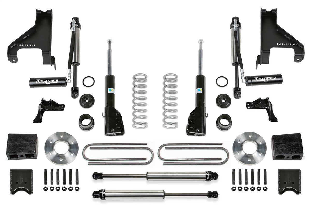 Fabtech Suspension Lift Kit – 1.5 in., Front Bilstein B4 Struts w/Dirt Logic 2.25 Resi Auxiliary Shocks And Rear Dirt Logic 2.25 Shocks (PN K9003DL)