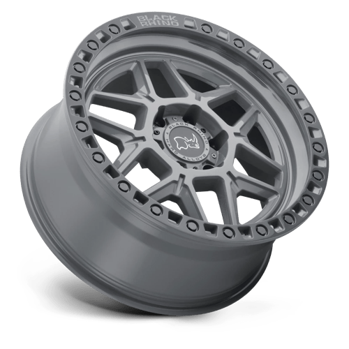Black Rhino Hard Alloys BR KELSO 17X9 5X127 +0 71 BTL GRY BLK