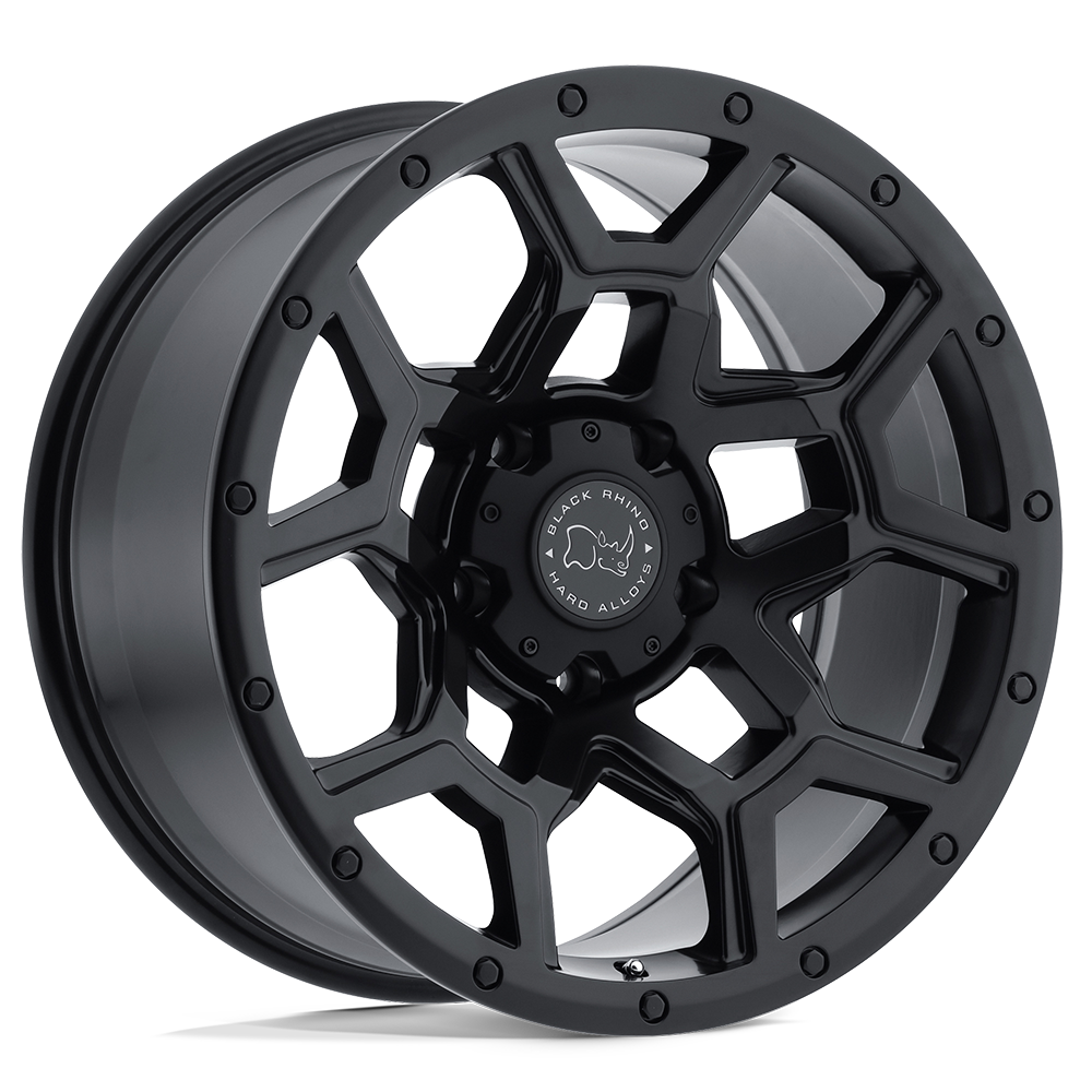 Black Rhino Hard Alloys BR OVERLAND 17X9.5 6X139 +6 112 M-BLK