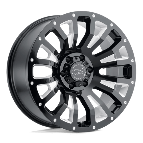 Black Rhino Hard Alloys BR PINATBO 20X12 6X139 -44 112 G-BLK MLD