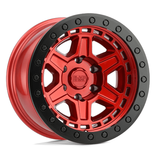 Black Rhino Hard Alloys BR RENO 17X9 5X127 -18 71 CNDY RED BLK