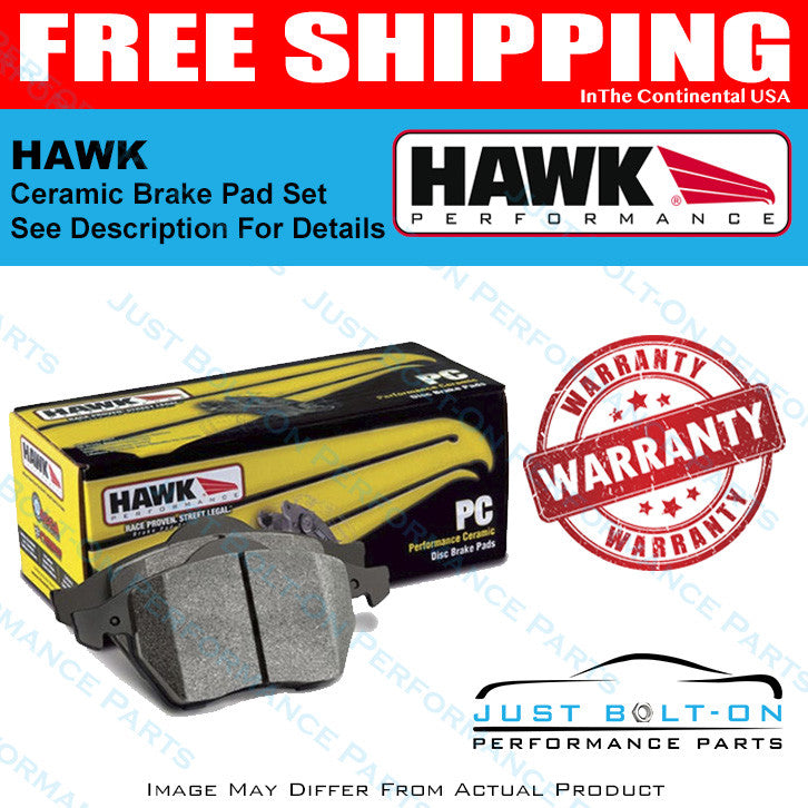HAWK Ceramic Brake Pads 09-21 Nissan GT-R (Front) HB193Z.670