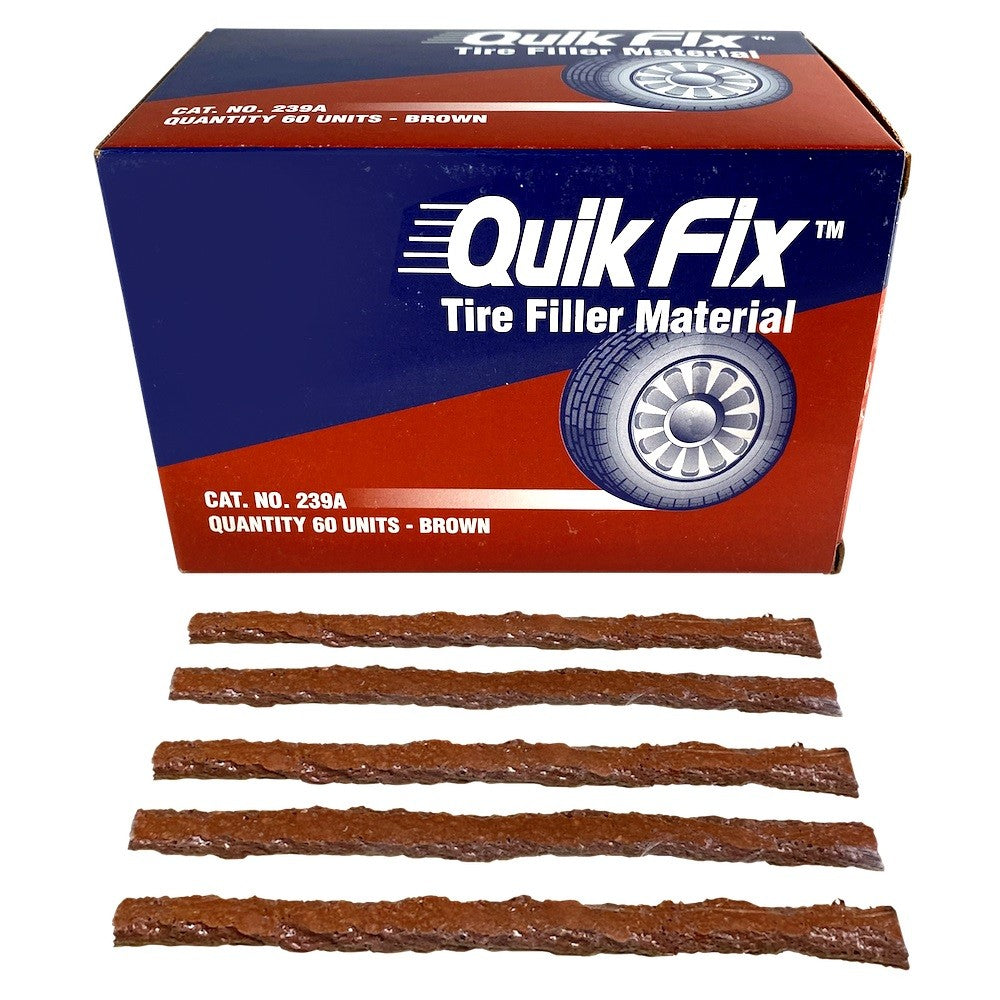 West Coast Wheel Accessories W-239 Tire Repair Kit Quik Fix With 60 Repair Plugs