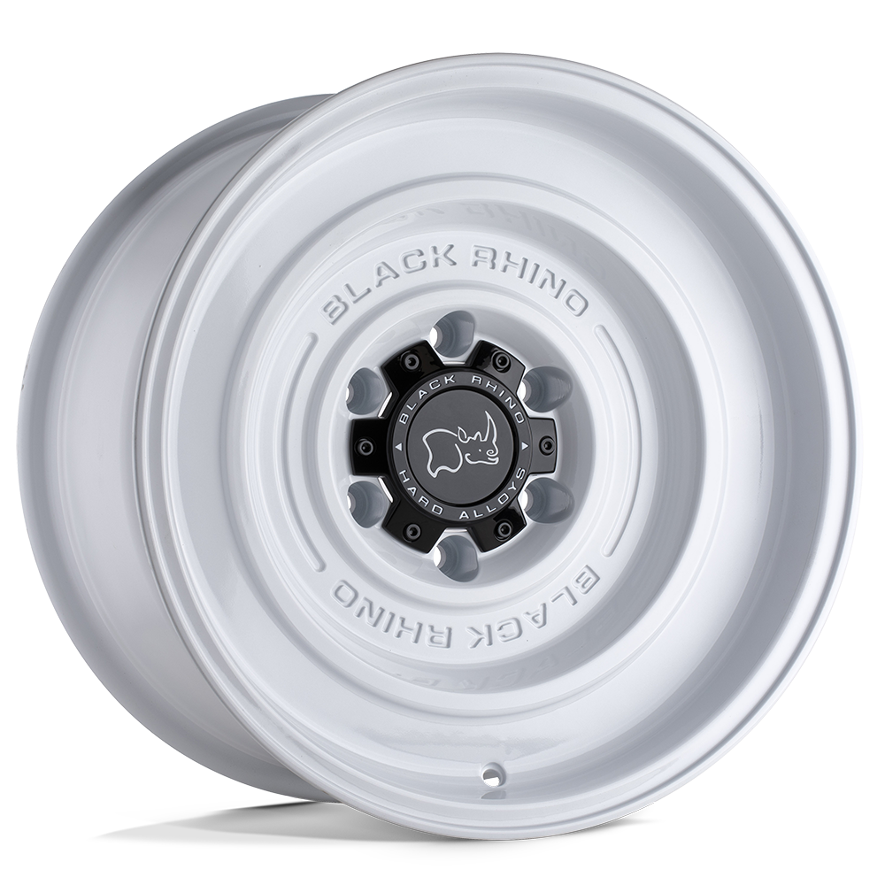 Black Rhino Hard Alloys BR SOLID 17X9.5 5X127 -18 71 G-WHITE