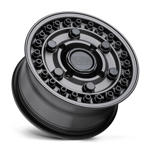 Black Rhino Hard Alloys - UTV ARMORY UTV 15X7 4X110 80 GUNBLK +51